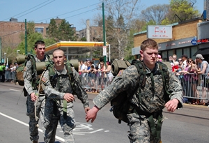 National Guardsmen among those helping out in the aftermath of Boston tragedy