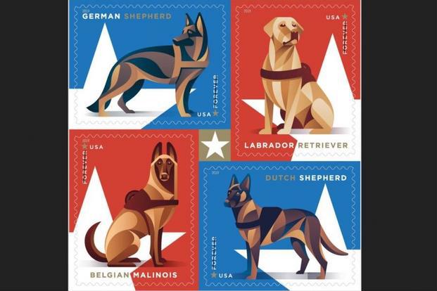The Postal Service's announcement comes in advance of National K9 Veterans Day.