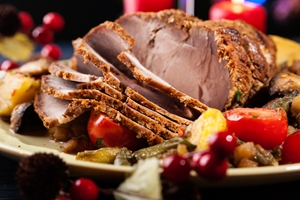 Veterans in Santa Cruz were treated to a huge Christmas feast this past Wednesday.