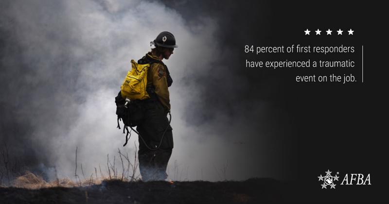 While 84 percent have experienced a traumatic event on the job, only 34 percent were diagnosed with a mental health disorder.