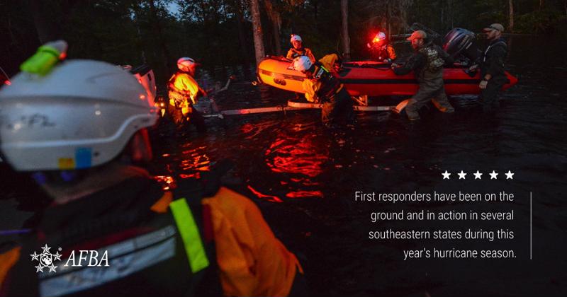 Hurricanes Florence and Michael lead to many first responders stepping up to help their fellow citizens.